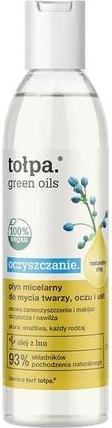 Image du produit Tołpa GREEN Oils Cleansing Micellar Liquid for Face, Eyes, and Lips 200ml - 100% Vegan (Eau micellaire, 200 ml)