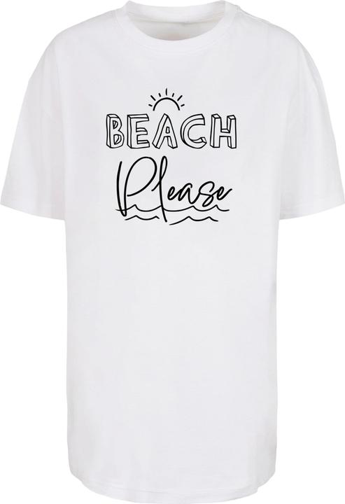 Image du produit Merchcode Ladies Beach Please Oversized Boyfriend Tee - 118935 (4XL)