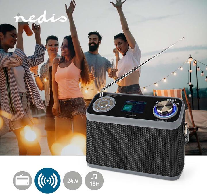 Actual product image Nedis DAB+ radio (DAB+, FM, Bluetooth)