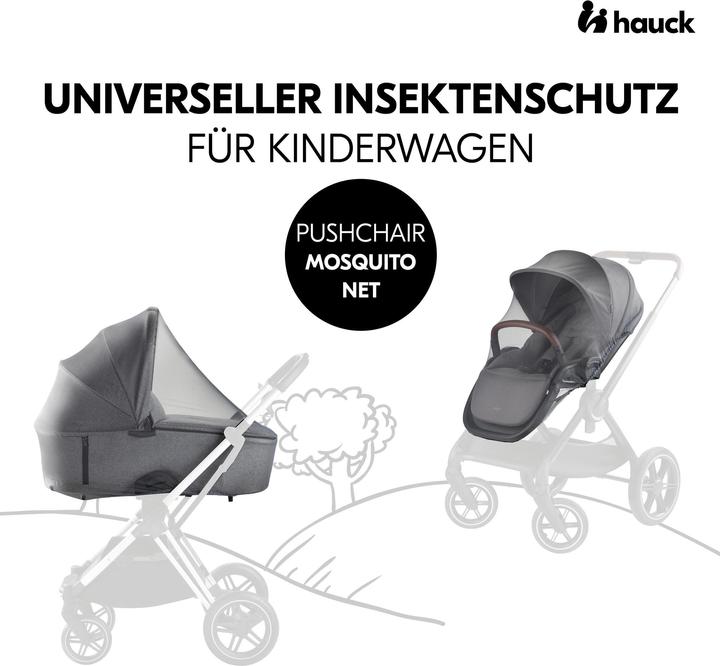 Image du produit Hauck Pushchair Mosquito Net Grey