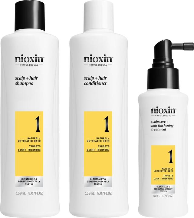Actual product image Nioxin Scalp + Hair Thickening System 1 (350 ml)