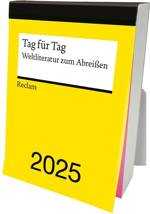 Produktbild Tag für Tag. Weltliteratur zum Abreissen 2025 (11.5 x 16 cm, Deutsch)