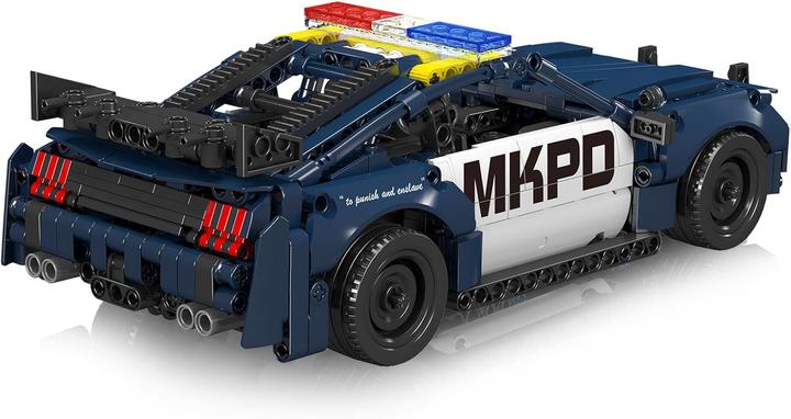 Actual product image Mould King Amerikanisches Polizeiauto Pullback
