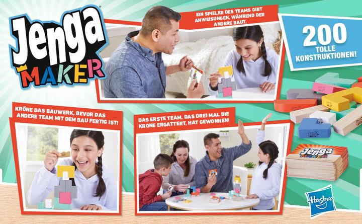 Actual product image Hasbro Gaming Jenga Maker (German)