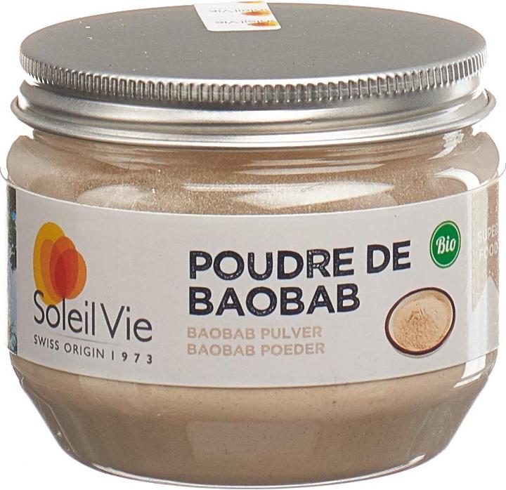 Image du produit Soleil Vie Poudre de baobab bio (1 pièce(s), Poudre, 80 g)