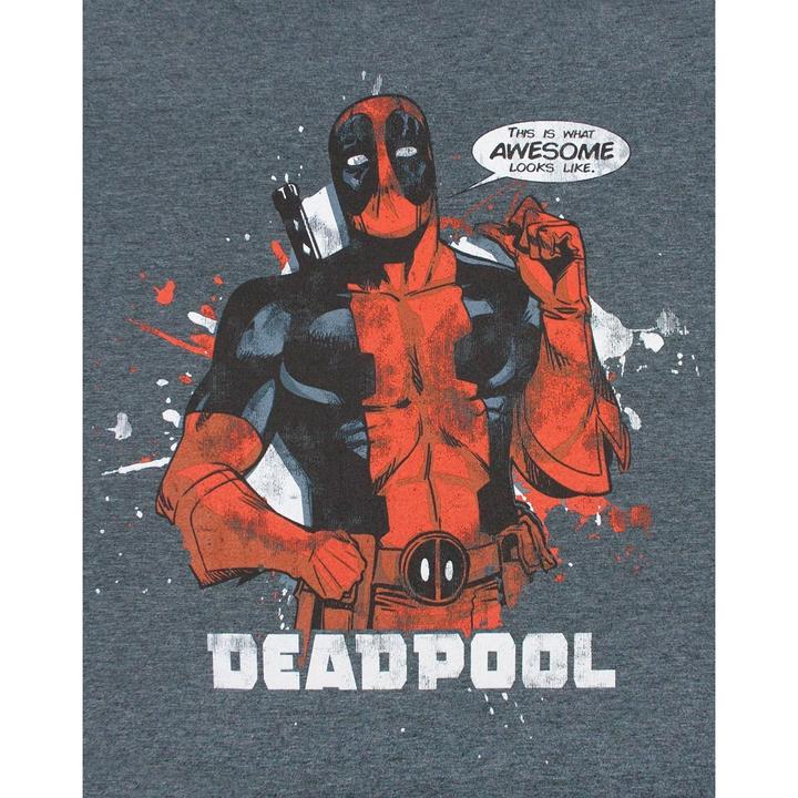 Actual product image Deadpool This Is What Awesome Looks Like Tshirt (S)