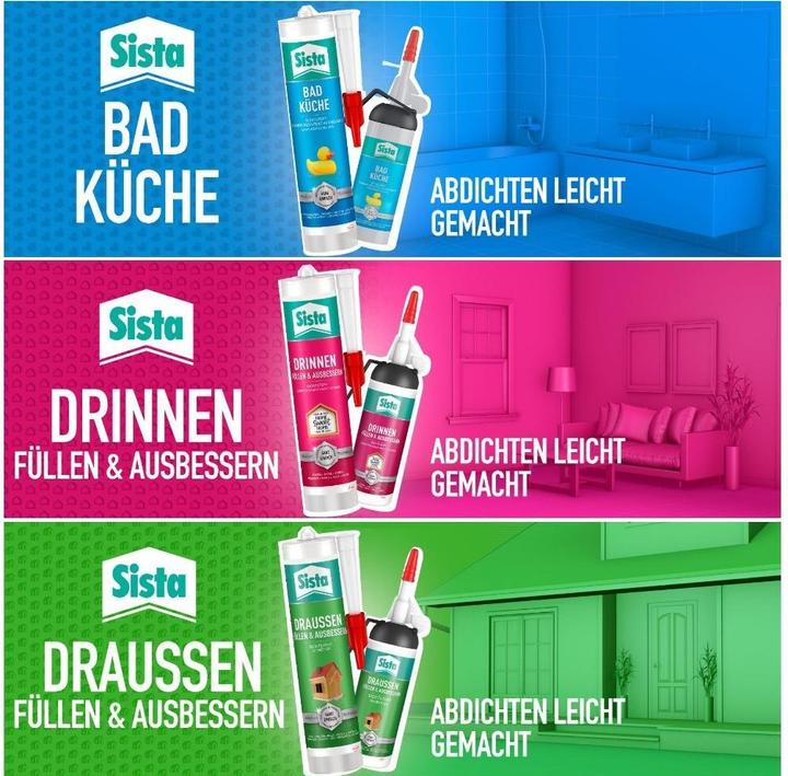 Actual product image Sista Bathroom + Kitchen transparent (0.18 kg, Transparent, 100 ml)