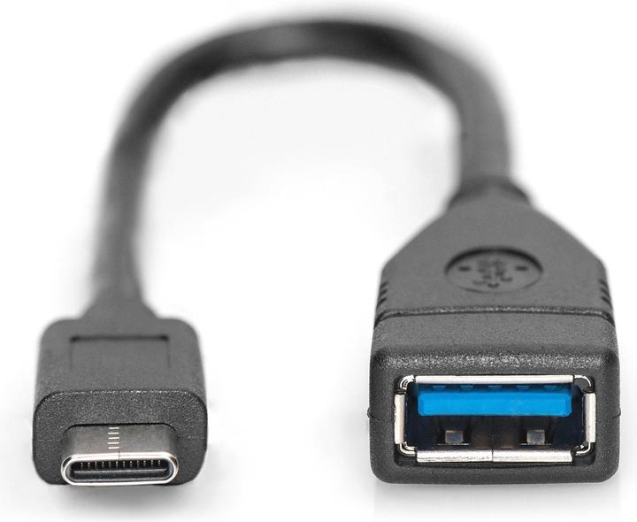 Produktbild Digitus USB Type-C Adapter/Konverter,OTG,Type-C auf A (0.15 m, USB 3.2 Gen 1)