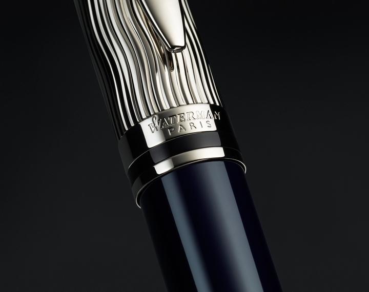 Actual product image Waterman Bullets. Expert DeLuxe C.C Deep Lacquer M (Blue, 1 x)