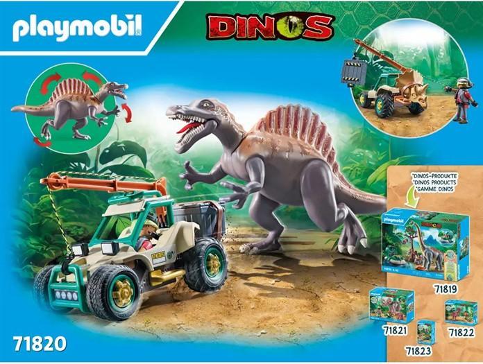 Actual product image Playmobil Spinosaurus attack on dinosaur excavation (71820, Playmobil dinos)