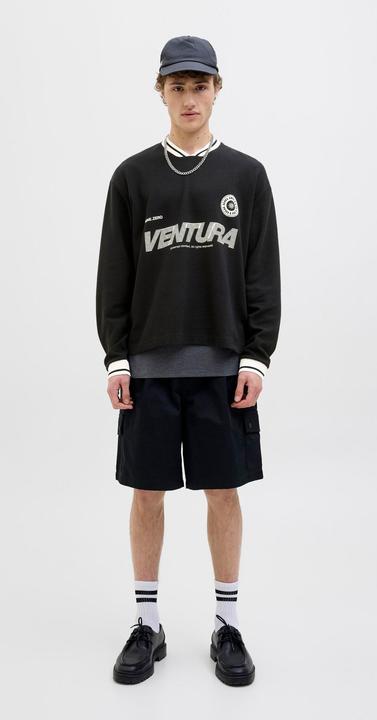 Immagine prodotto Jack & Jones Jcohorizon Sports Print Sweat Ls V-Neck (M)