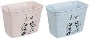 Actual product image keeeper kids storage box "janek mickey" to hang up Colour: cloudy-blue, practical organiser, Mickey