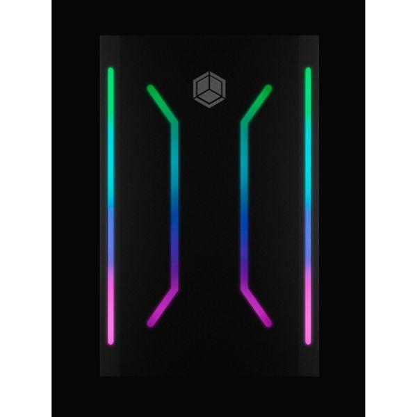 Produktbild Icy Box Beleuchtetes Gehäuse für 2,5” SATA SSD (2.5")