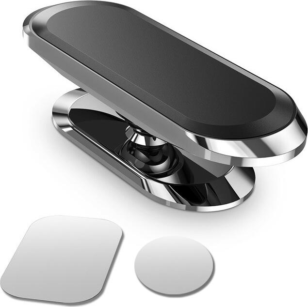 Image du produit PhoneLook Support magnétique étroit rotatif et inclinable, support adhésif 3M