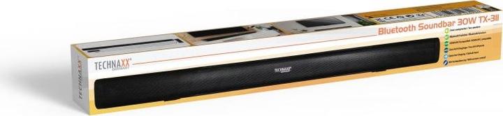 Actual product image Technaxx Bluetooth Stereo Soundbar, HDMI-ARC, Opt-in, Aux-in, 30W (30 W, 2.0 Channel)