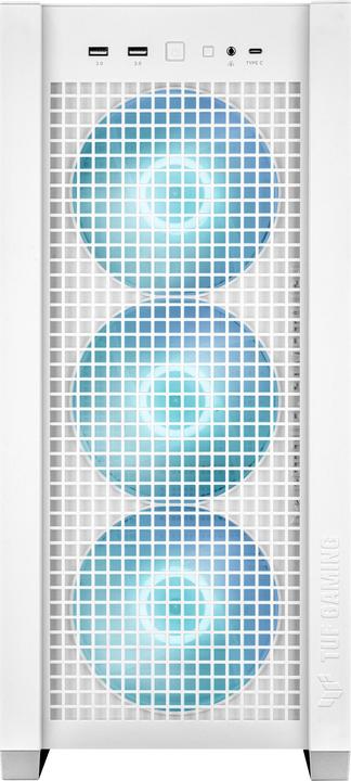 Produktbild ASUS TUF Gaming GT302 TG ARGB White (mATX, Mini-ITX, ATX)