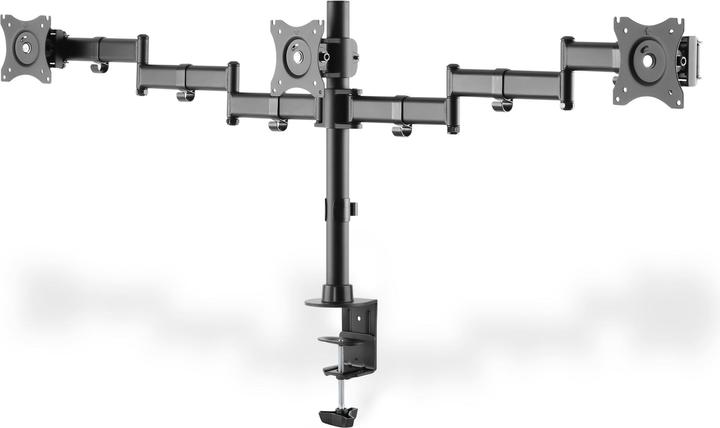 Produktbild Digitus Dreifach Monitor Ständer mit Klemmbefestigung (Tisch, 27")