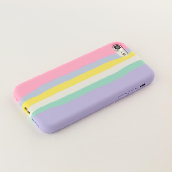 Produktbild PhoneLook Hülle Soft Touch multicolors rosa t (Apple iPhone 7)