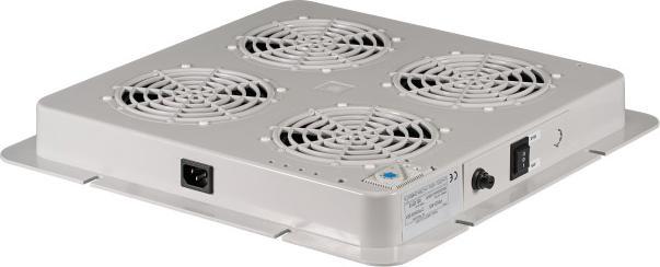 Immagine prodotto EFB Elektronik Ventilatore da tetto a 2 pieghe per PRO, apertura A, incluso termostato, RAL9005, unità ventilatore