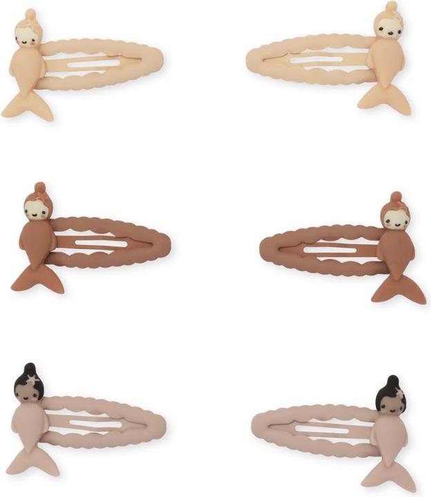 Konges Slojd 6 Pack Haarspangen Mermaid (Haargummi)