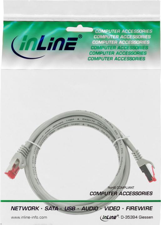 Produktbild InLine Netzwerkkabel (S/FTP, CAT6, 1 m)
