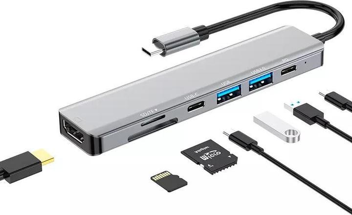 Immagine prodotto PhoneLook Connettore multiplo USB-C (USB-C, 7 Porti)