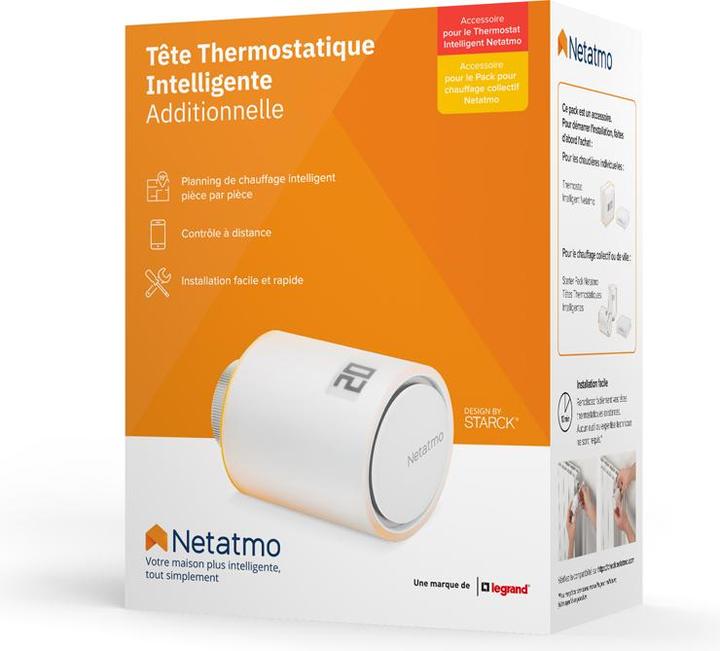 Image du produit Netatmo Robinet thermostatique intelligent? Vanne de radiateur supplémentaire