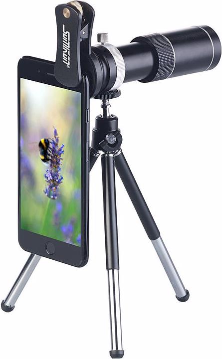 Produktbild Somikon Vorsatz-Tele-Objektiv für Smartphones (Metall)