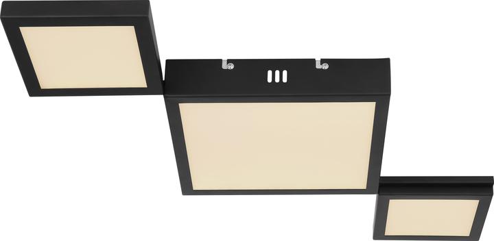 Produktbild Globo Deckenlampe Metall schwarz matt, 1xLED, 67253-25