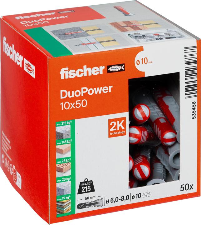 Image du produit Fischer DuoPower (50 pcs)