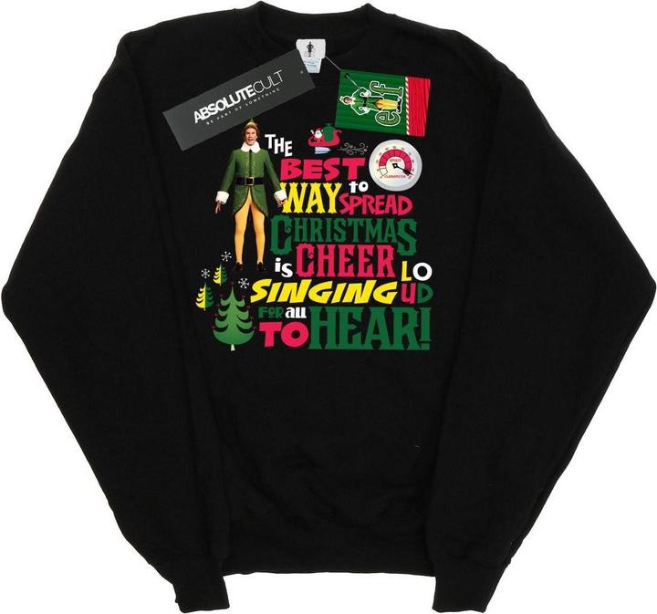 Elf Christmas Cheer Sweatshirt Mädchen