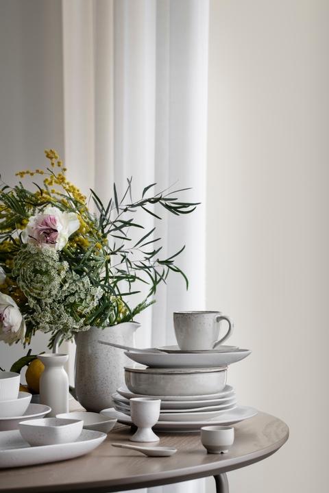Immagine prodotto Broste Copenhagen Nordic Cake Plate, Stoneware - Vanilla