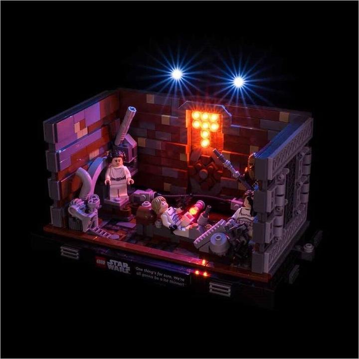 Produktbild Light my bricks LED Licht Set für LEGO Star Wars Müllpresse im Todesstern – Diorama