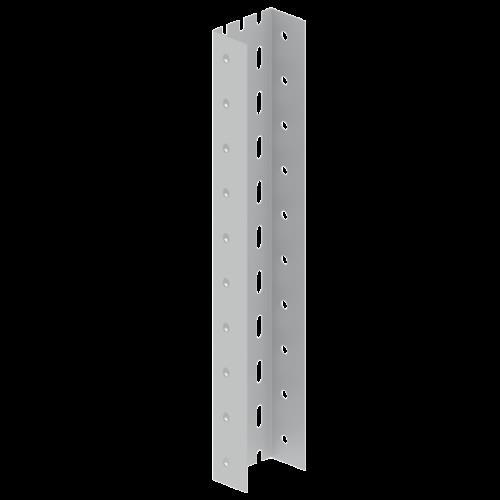 Produktbild Unex 66808 U-Profil gelocht grau RAL7030 0,25 m Edelstahl