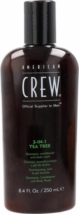 American Crew 3In1 Tea Tree 8.45Oz/250 ml (250 ml, Flüssiges Shampoo)