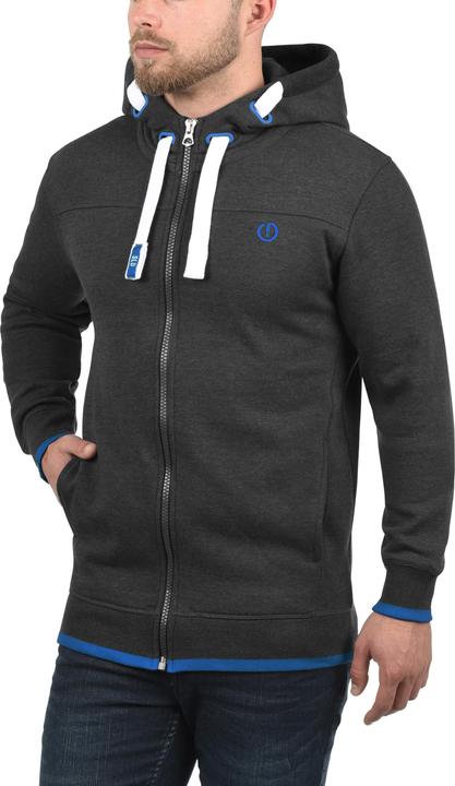 Actual product image Solid Benjamin Zip Men's Sweater Zip Jacket (L)