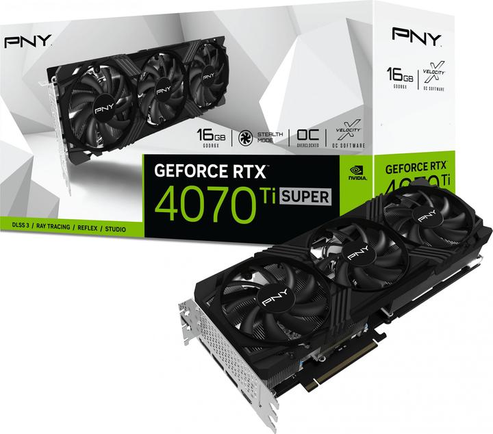 Actual product image PNY GEFORCE RTX 4070Ti SUPER 16GB VERTO (16 GB)