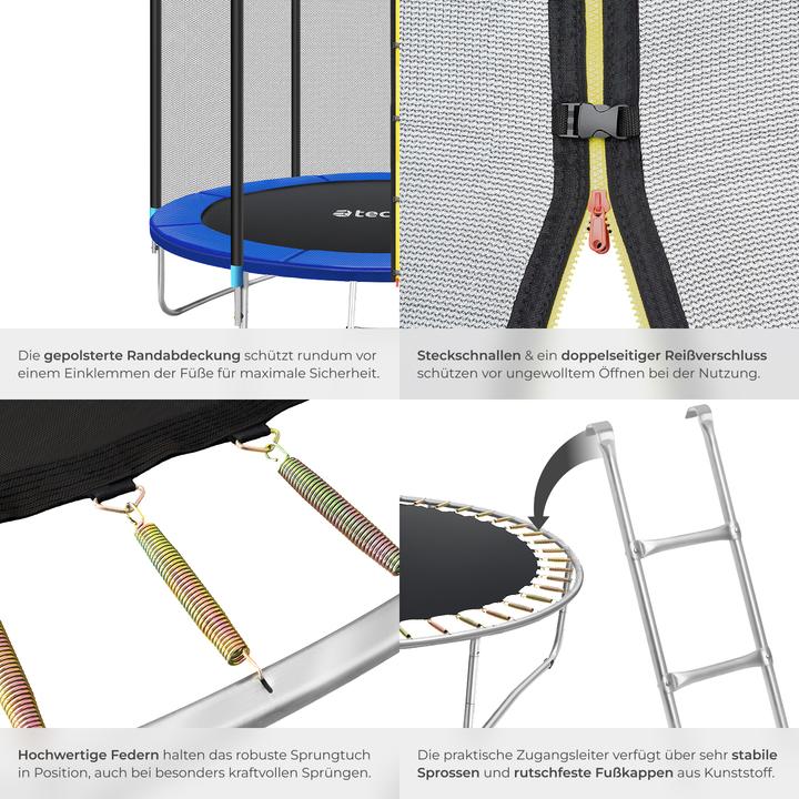 Actual product image tectake Trampoline Garfunky (366 cm)
