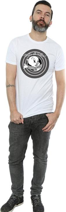 Immagine prodotto Looney Tunes Maglietta uomo That's All Folks Porky Pig in cotone (3XL)