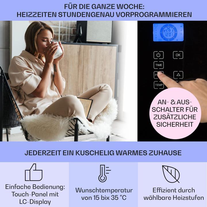 Produktbild Klarstein Elektroheizung, 1000 Watts - 20 m² (1000 W)