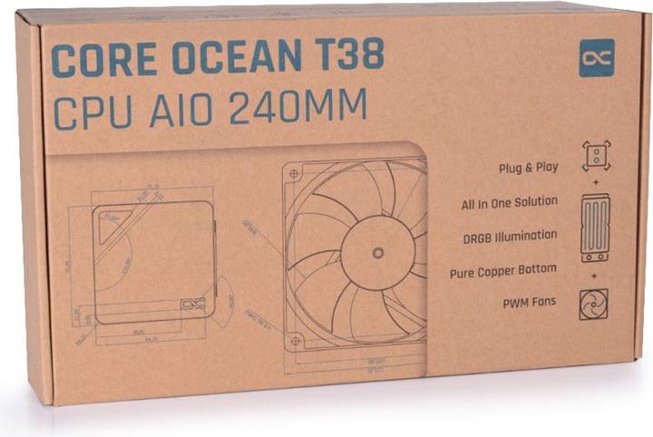 Actual product image Alphacool Corea Ocean T38