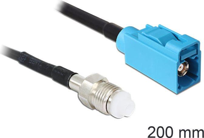 Produktbild Delock HF-Antennenkabel RG-174, 20cm (Antennenkabel)