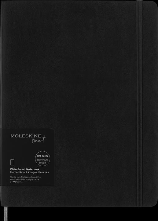 Produktbild Moleskine Smart NB blanko XL SC Swrz (19 x 25 cm, Blanko, Weicher Einband)