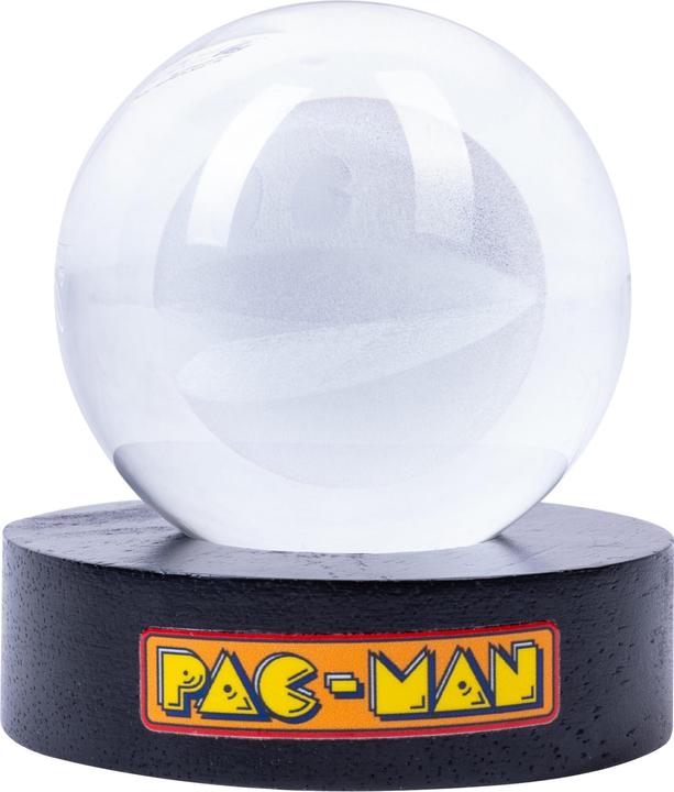 Image du produit Fizz Creations Lumière de boule de cristal PAC-Man. Lampe de bureau de jeu rétro. Alimentée par USB. Arcade Gamin