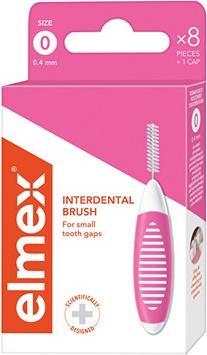 Elmex Interdental brush ISO 0 - 0.4 mm 8 pcs (8 x, 0.40 mm)