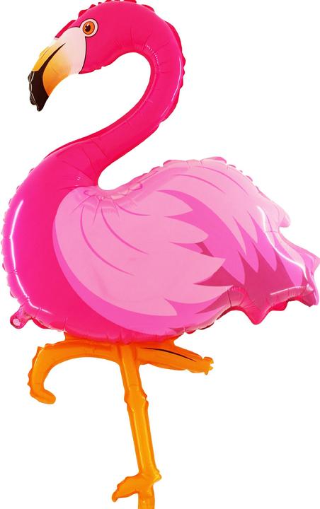 Produktbild Widmann Silberfolienballon Flamingo ca. 110cm (1 x)