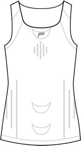 Fuse F Lite Body Megalight 140 Tanktop Woman, Weiss, M (M)