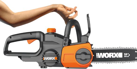 Actual product image Worx WG322E.9 (Battery chain saw)