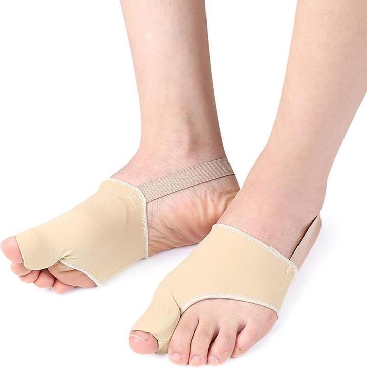 Cbx Hallux Valgus Korrektur Bandage mit integriertem Silikon Pad 2 Stück - Grösse L (Fusscrème & Fussgel)