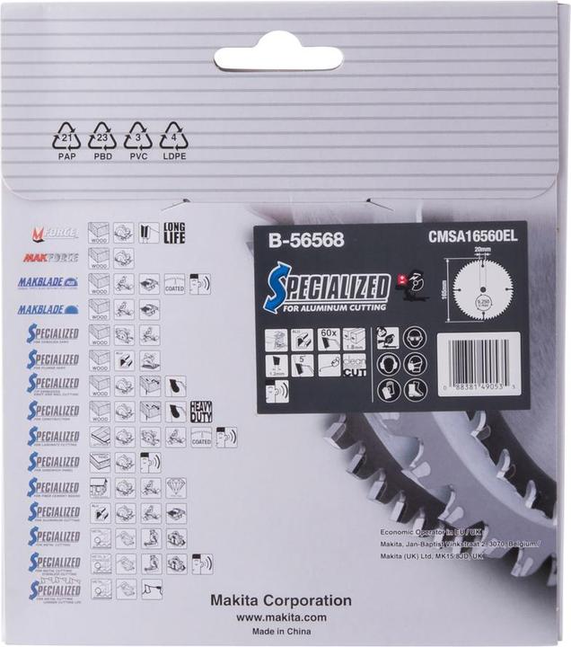 Actual product image Makita B-56552